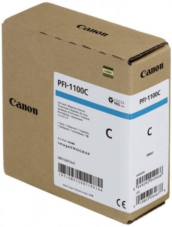 Canon PFI-1100C ciánkék tintapatron