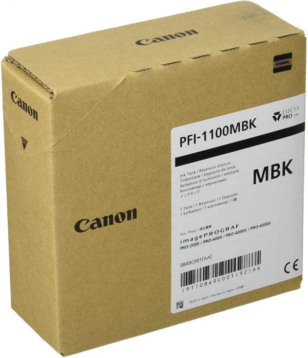 Canon PFI-1100MBk matt fekete tintapatron