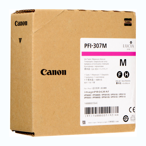 Canon PFI-307M bíbor tintapatron